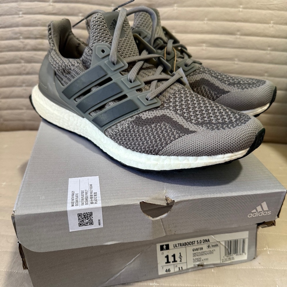 New Adidas Ultraboost 5.0 DNA Grey